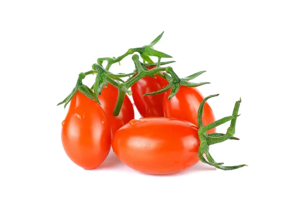 흰색 배경에 고립 된 신선한 토마토 — 스톡 사진