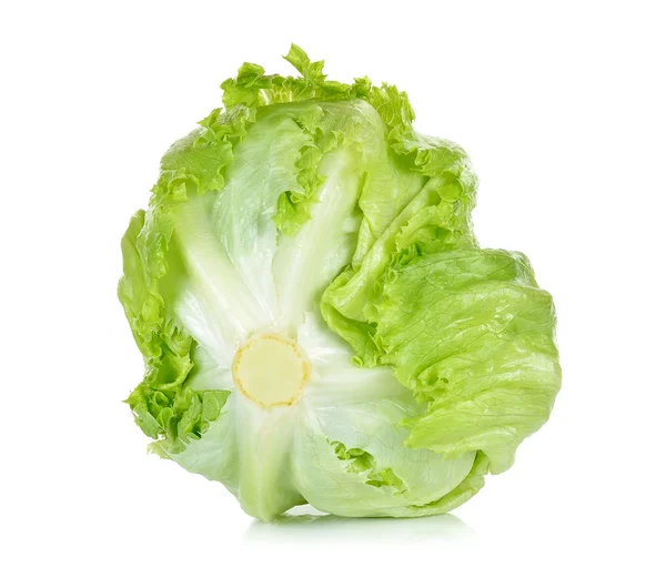 Frischer Salat isoliert auf weißem Hintergrund — Stockfoto