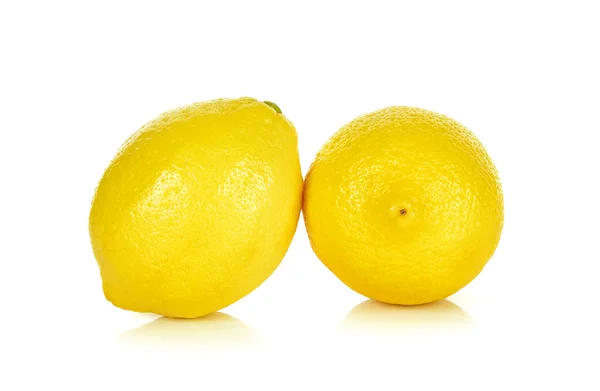 Yellow Lemon isolated on the white background — Stock Photo, Image