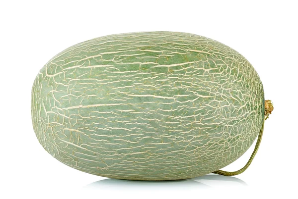 Cantaloupemelon isolerat på den vita bakgrunden — Stockfoto