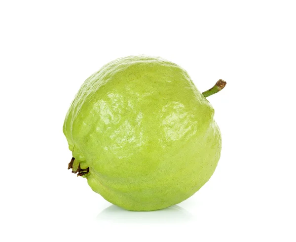 Φρούτα γκουάβα απομονωμένα σε λευκό φόντο — Φωτογραφία Αρχείου