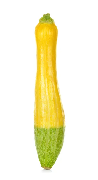 Yellow zucchini isolated on the white background — Stock Photo, Image