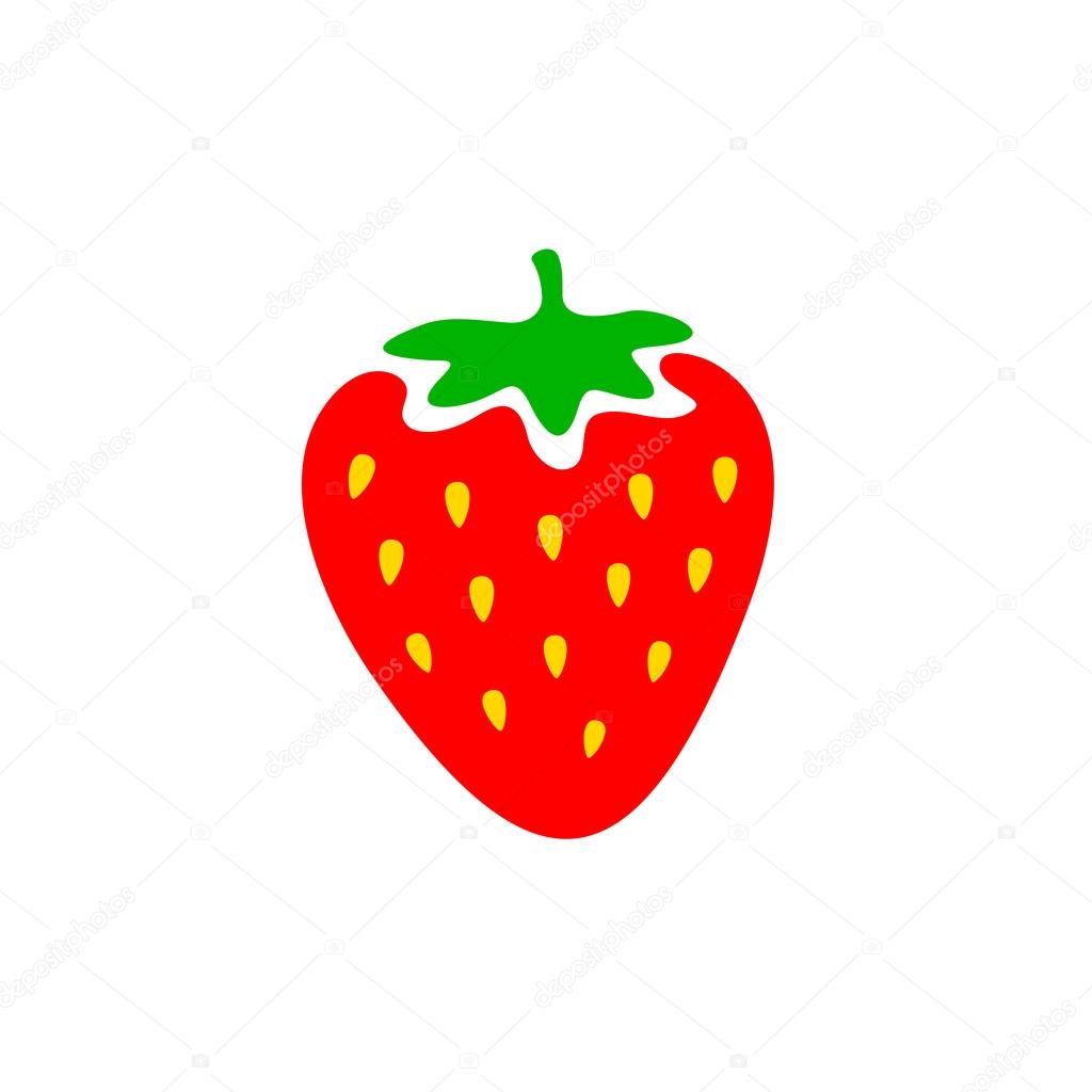 depositphotos_106516110 stock illustration strawberry colorful logo strawberry cartoon