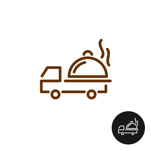 Logo livraison alimentaire . — Image vectorielle