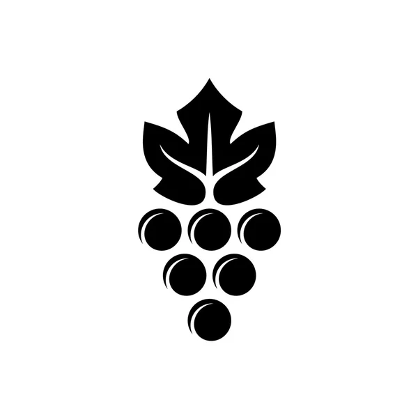Lila szőlő bogyó — Stock Vector
