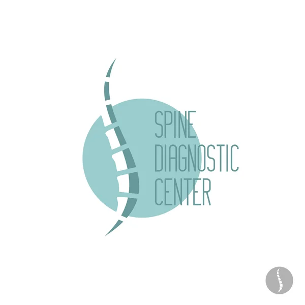 Vorlage für das Logo des Spine Medical Center — Stockvektor