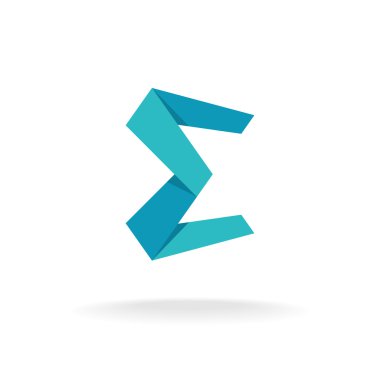 E Harfi Logo Şablonu