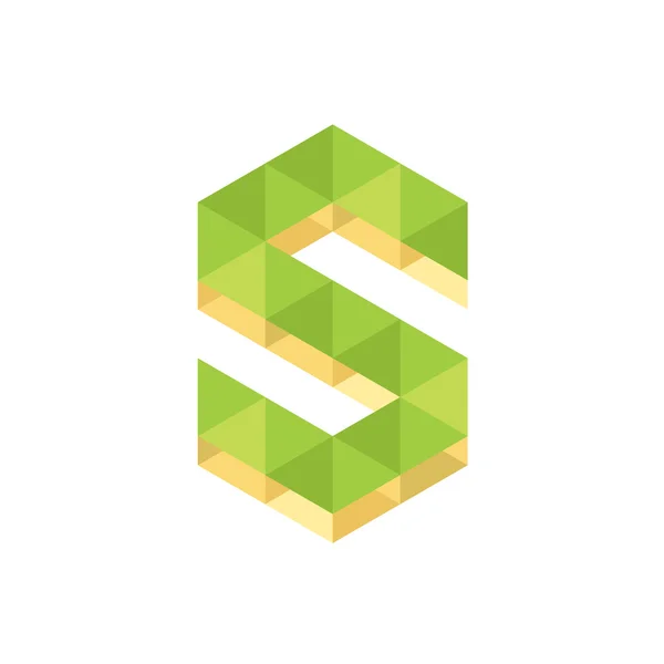 S Carta Logo plantilla — Vector de stock