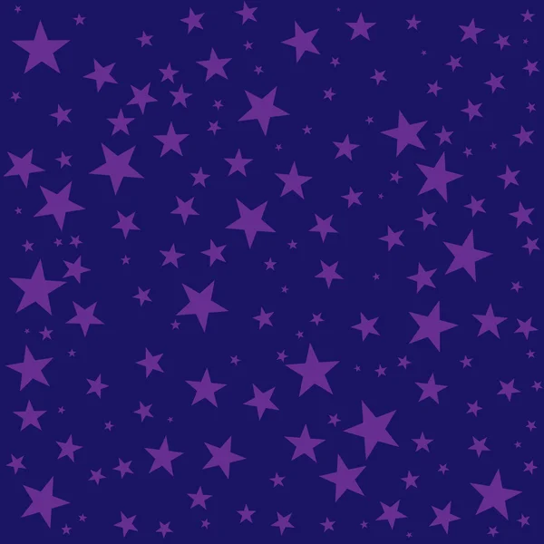 夜空の星シームレスなテクスチャ — ストックベクタ