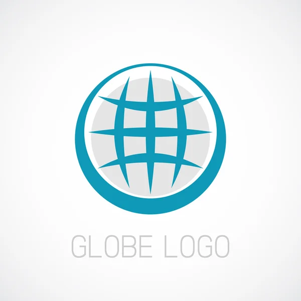 Globus-Logo-Vorlage — Stockvektor