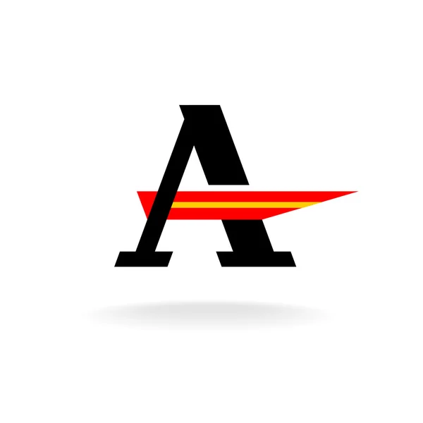 Lettre un modèle de logo — Image vectorielle
