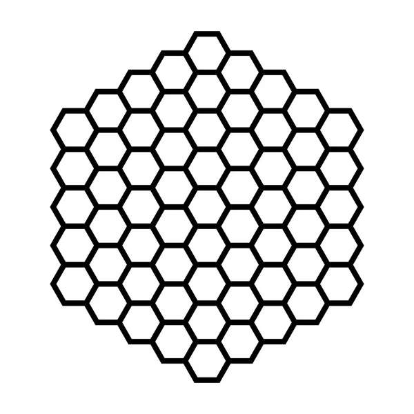 Champ motif hexagone — Image vectorielle