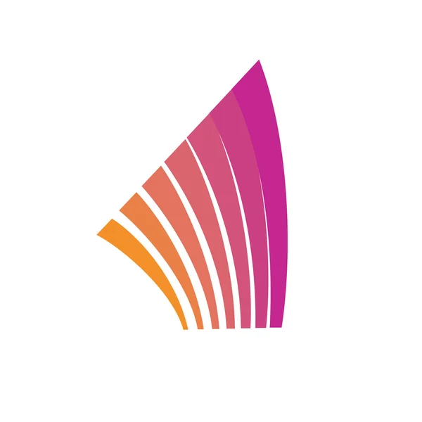 Abstracte lijnen logo sjabloon — Stockvector