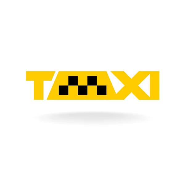 Taxi znak koncept — Stockový vektor