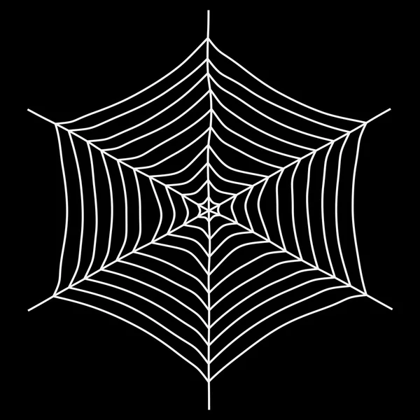 Ιστό της αράχνης, σε μαύρο — Διανυσματικό Αρχείο
