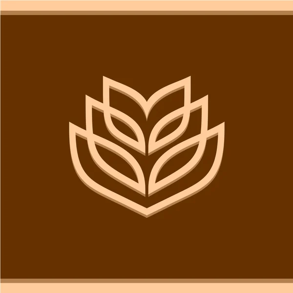 Wheat ear technical logo — Stock Illustration Wheat ear technical logo Royalty Free Stock Vectors