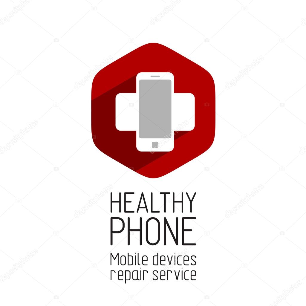 Phone repair service logo