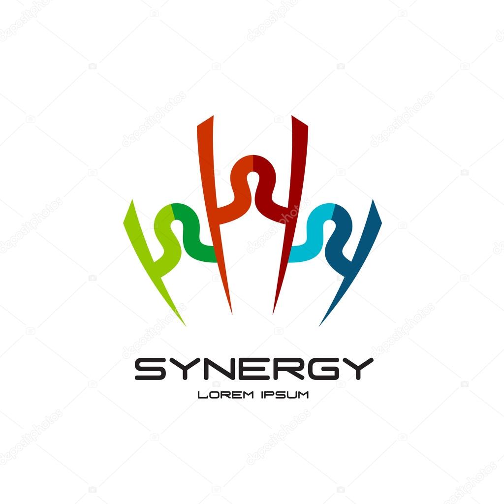 Winner people team logo template