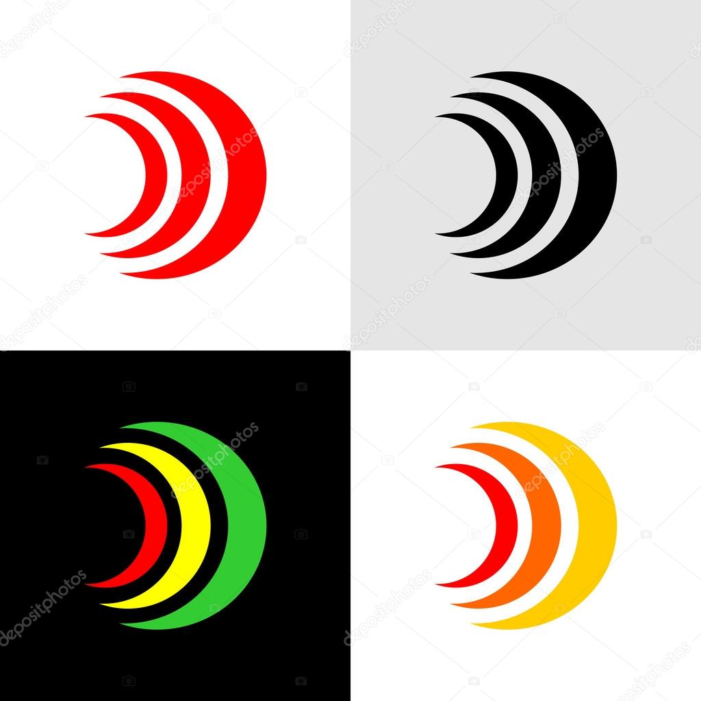 Signals or alarm icons