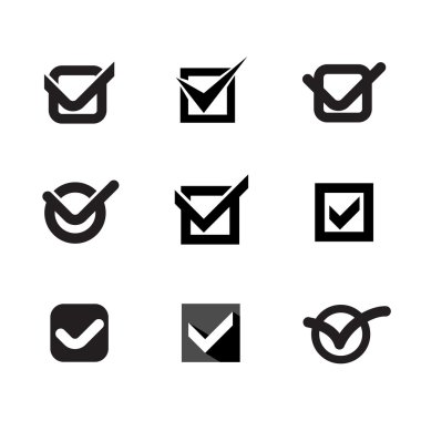 Dokuz onay işaretlerini ayarla