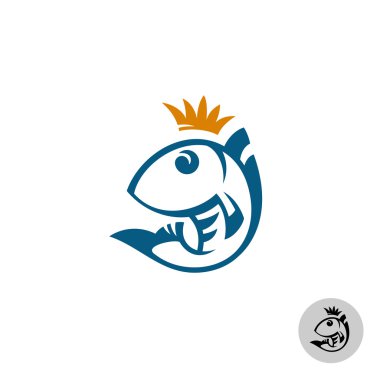 Balık logo şablonu