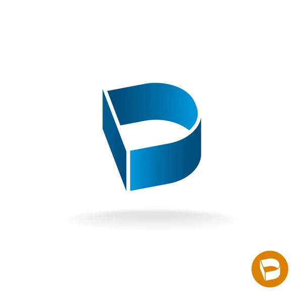 Letter D-logo — Stockvector