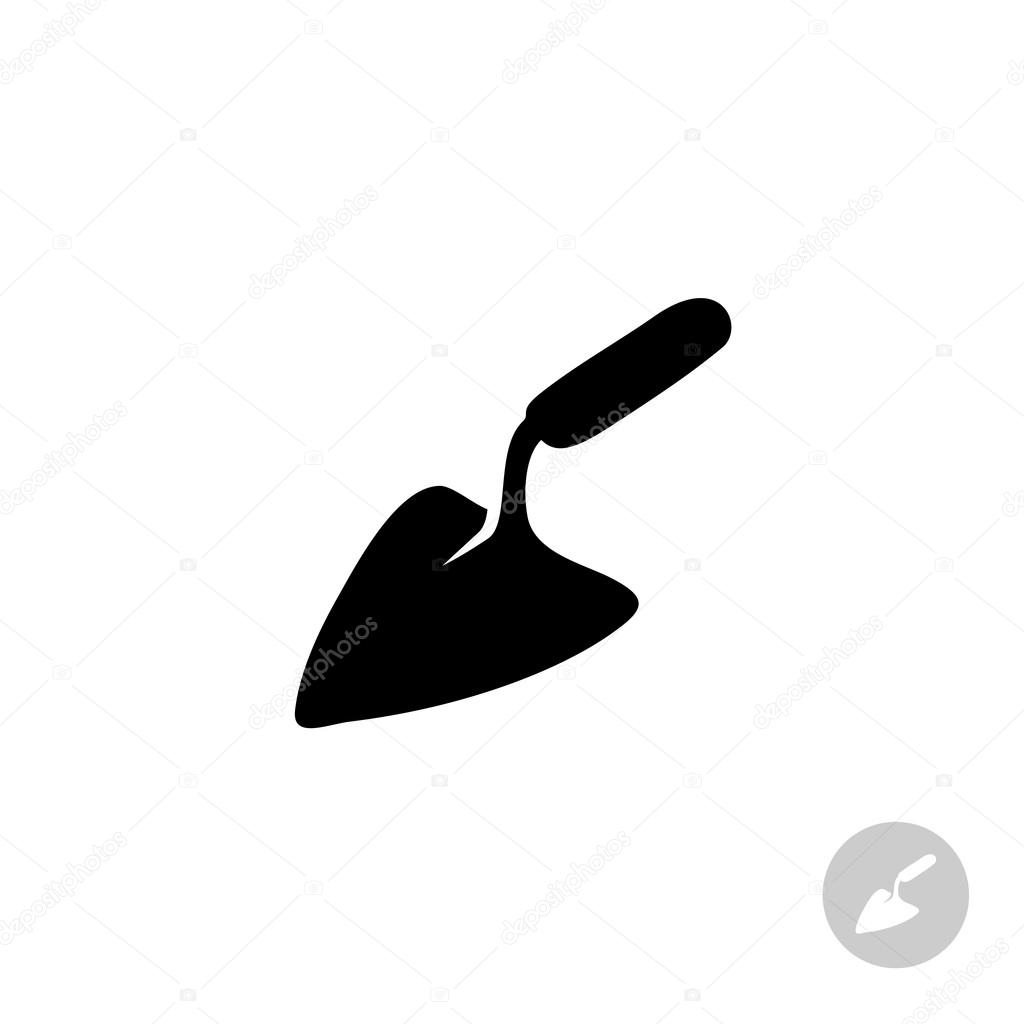 Trowel tool icon