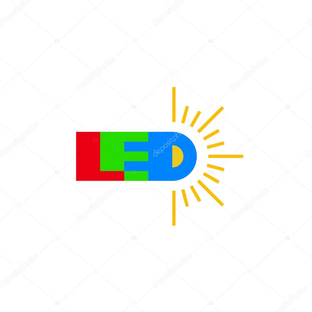 LED technology logo. Stock Vector by ©Kilroy 69635255
