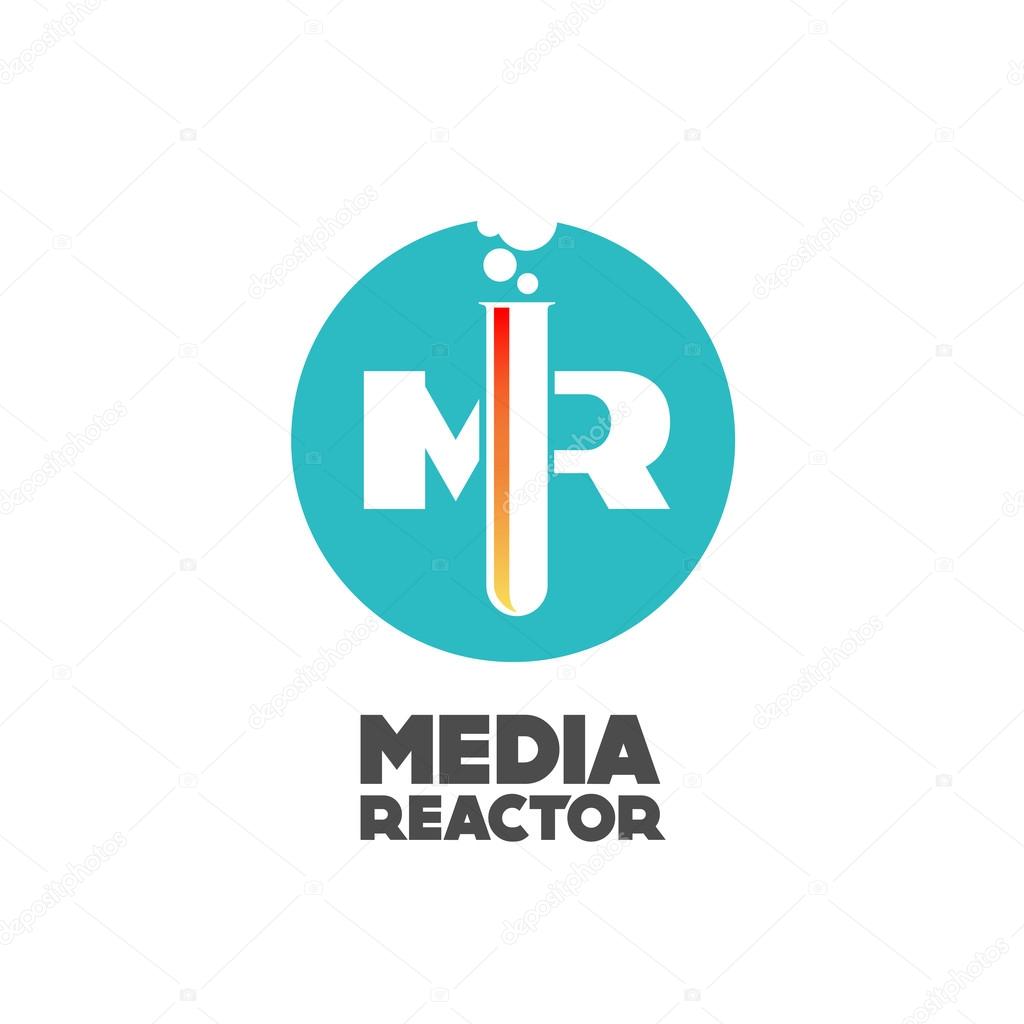 Media reactor logo concept