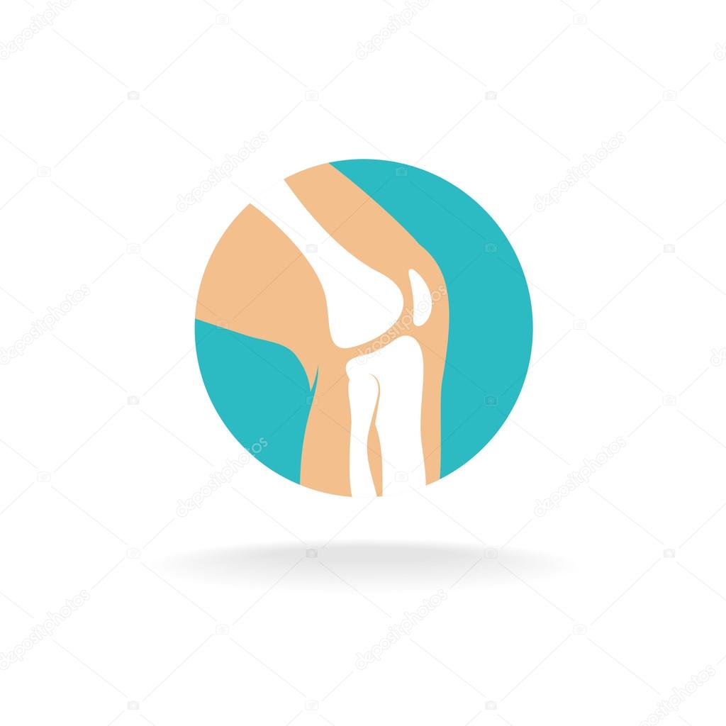 Knee joint logo