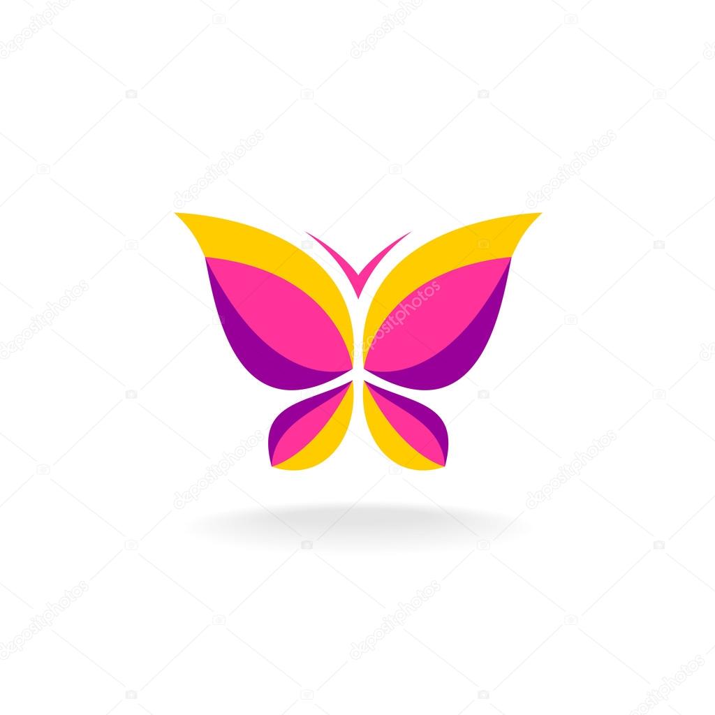 Colorfuk butterfly logo