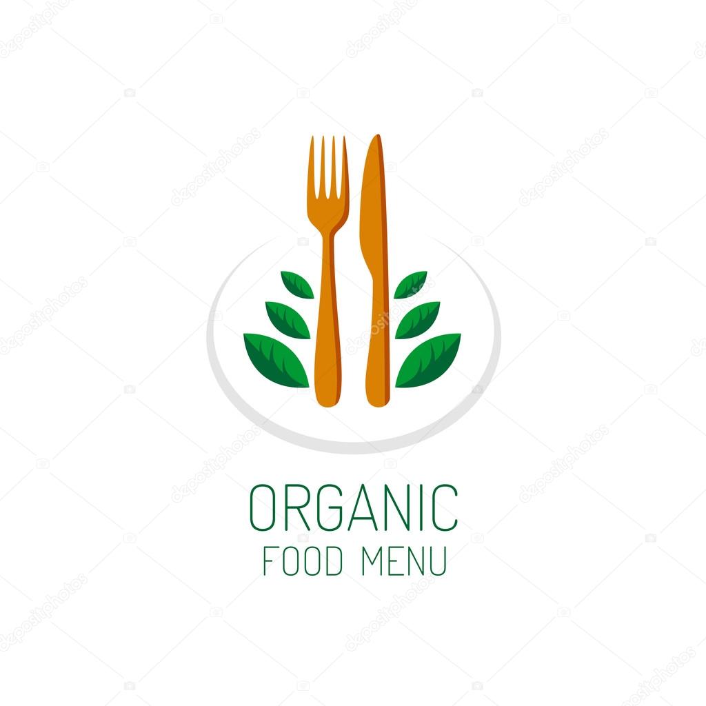 Organic food menu