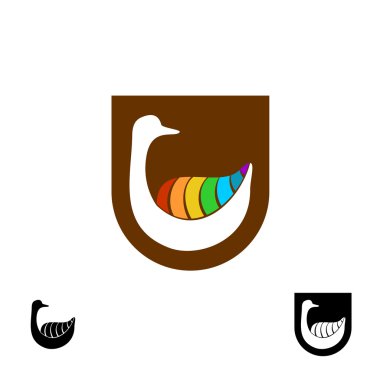Kaz siluet logosu