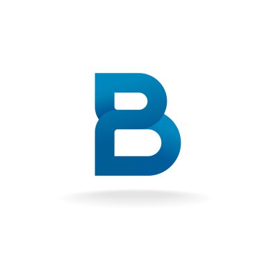 Letter B logo clipart