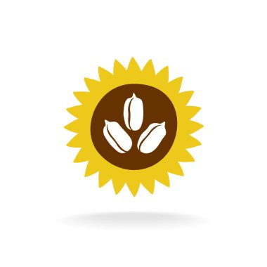 Ayçiçeği tohumları logolu