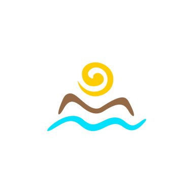 Güneş ve deniz logosu