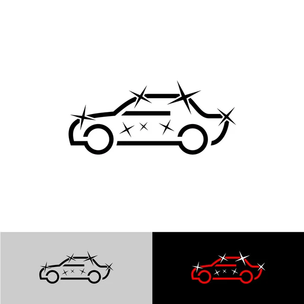 Auto polieren Logo — Stockvektor