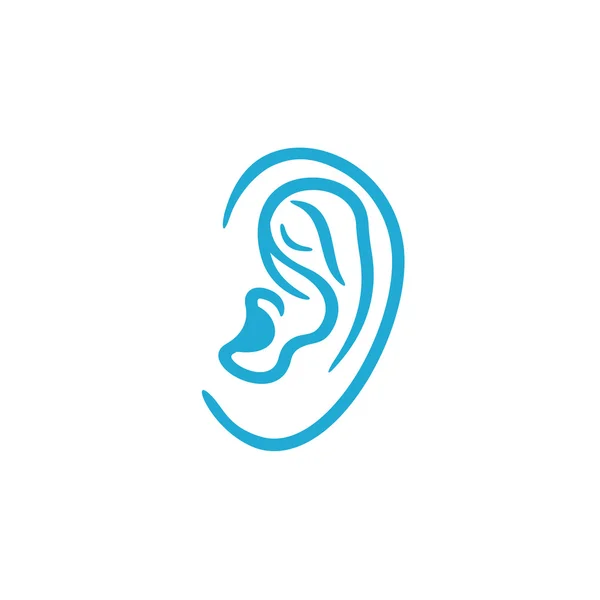 Human ear icon — Stock Vector