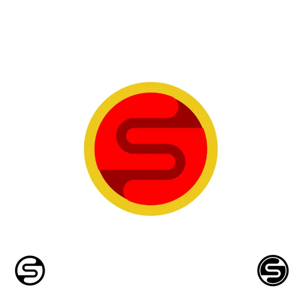 Logotipo letra S — Vetor de Stock