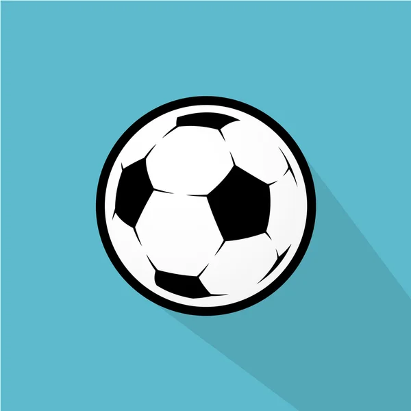 บอลฟุตบอล ภาพประกอบ — ภาพเวกเตอร์สต็อก