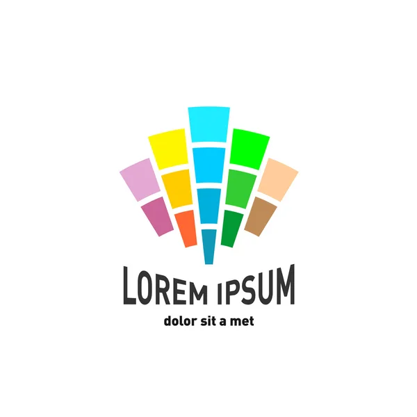 Проектори абстрактний барвистий логотип — стоковий вектор