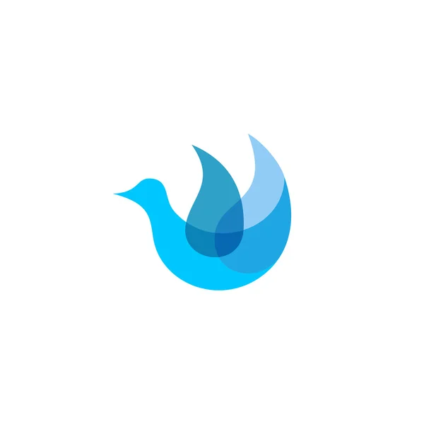 Голуб Синій птах — стоковий вектор