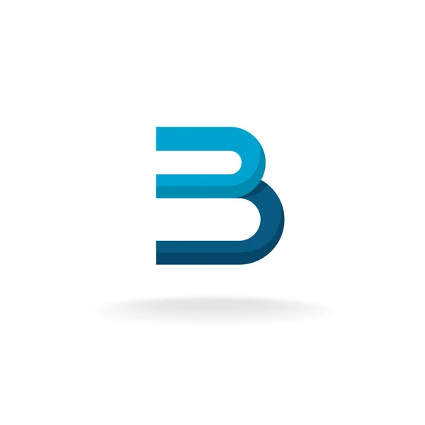 Logotipo da letra B — Vetor de Stock