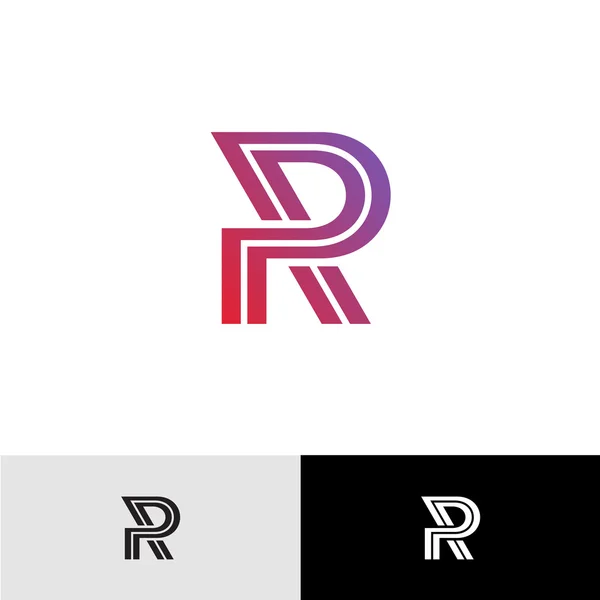 Letter R logo Vector Graphics