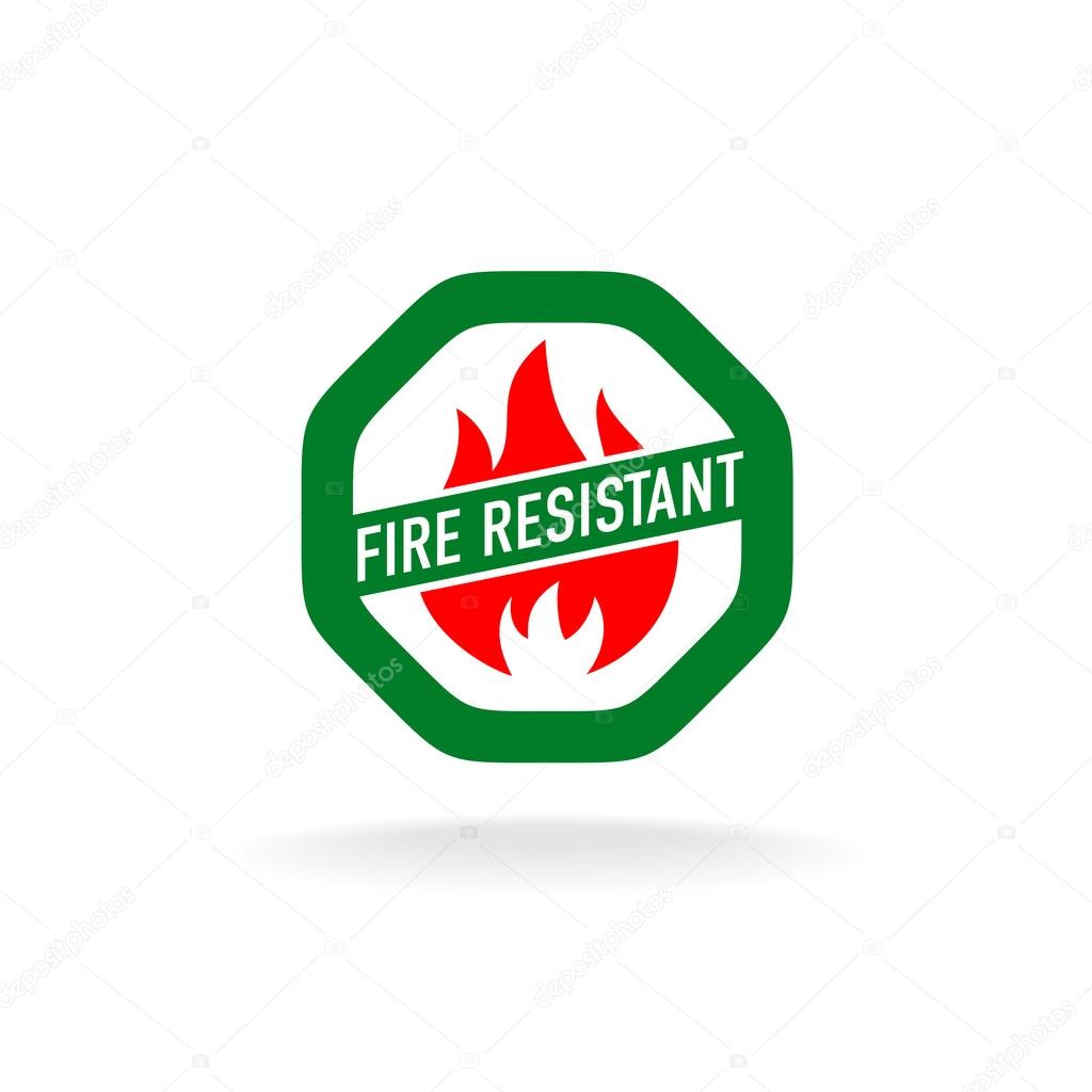 Fire resistant icon