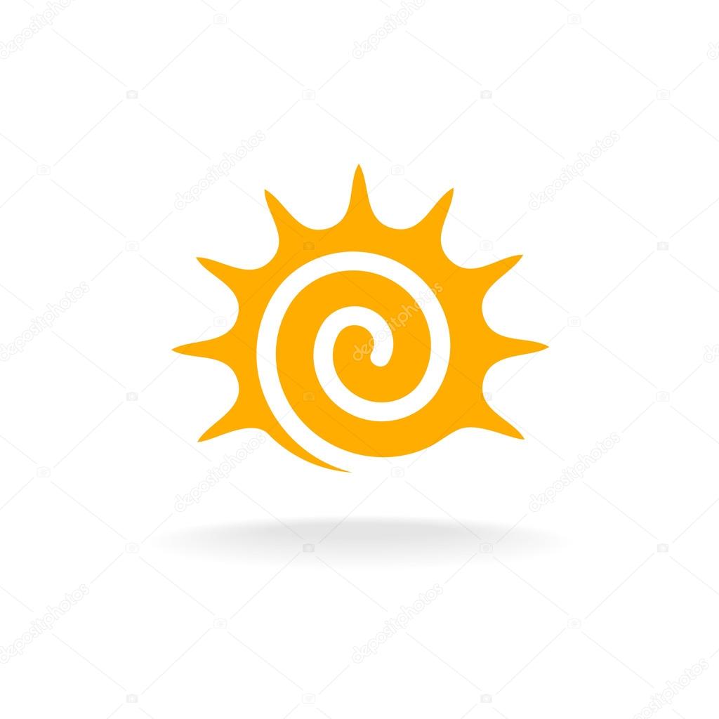 Sun spiral logo