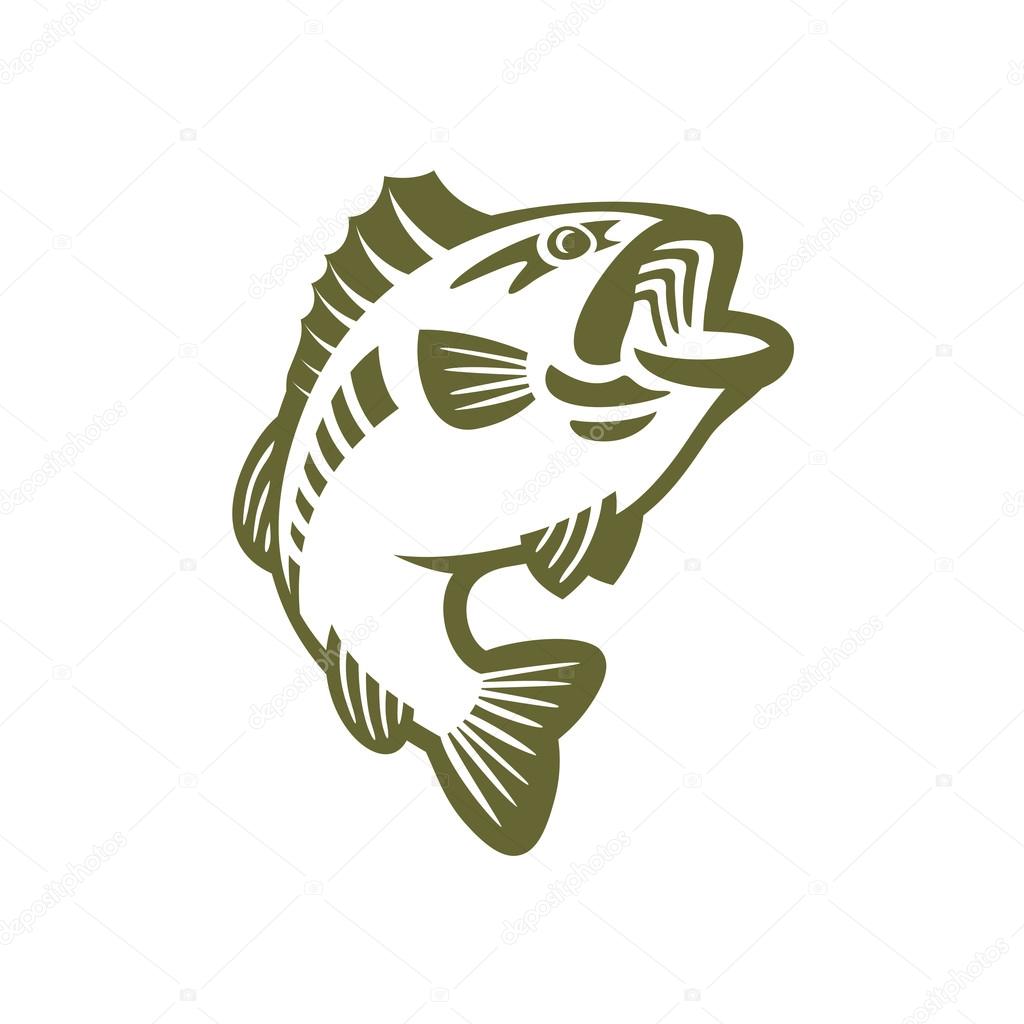 Free Free 267 Outline Bass Fish Svg SVG PNG EPS DXF File