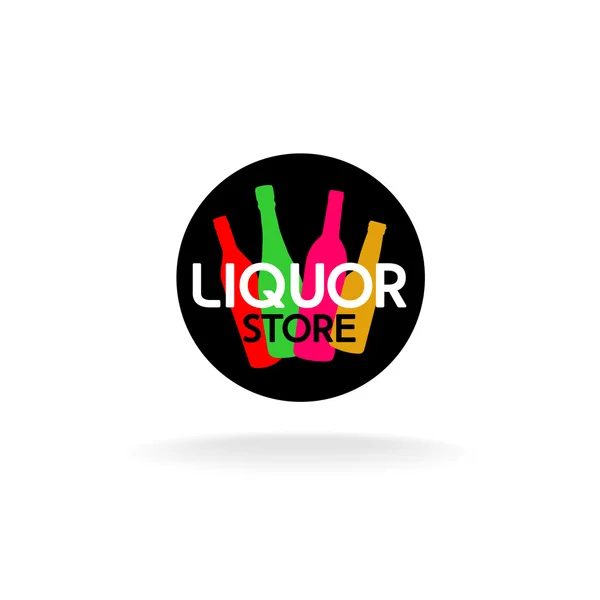 Liquor store logo — Stock Vector