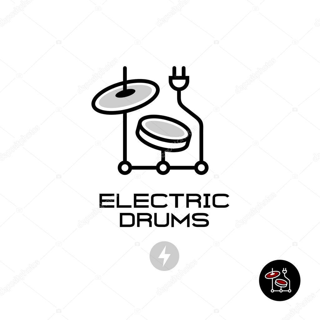Electronic drums sign