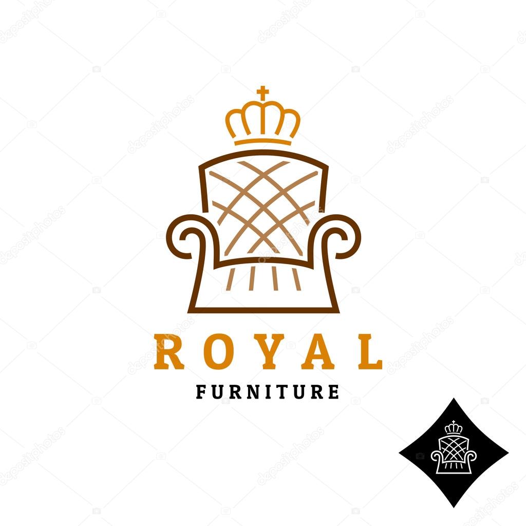 Linear style furniture logo